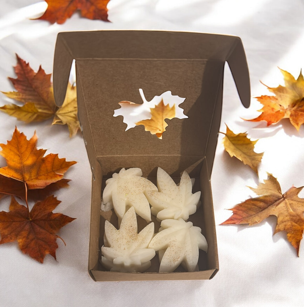 Fondants parfumé  - Feuille d'automne "lot de 8"