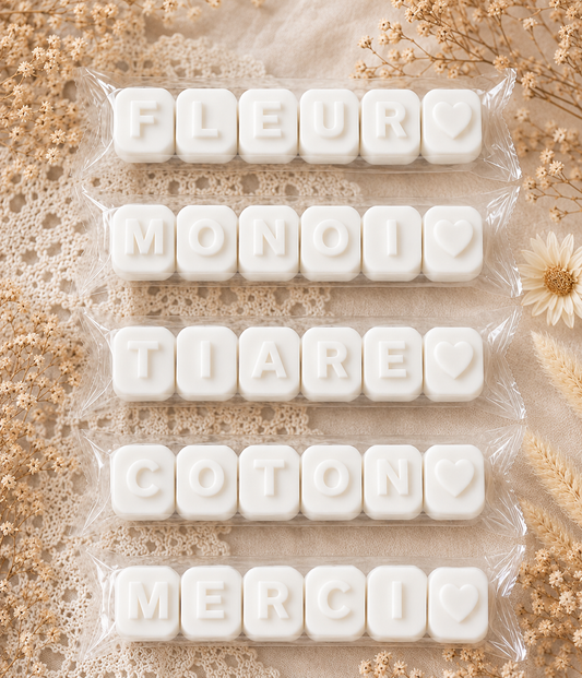 Fondants "MOTS" "lot de 6"