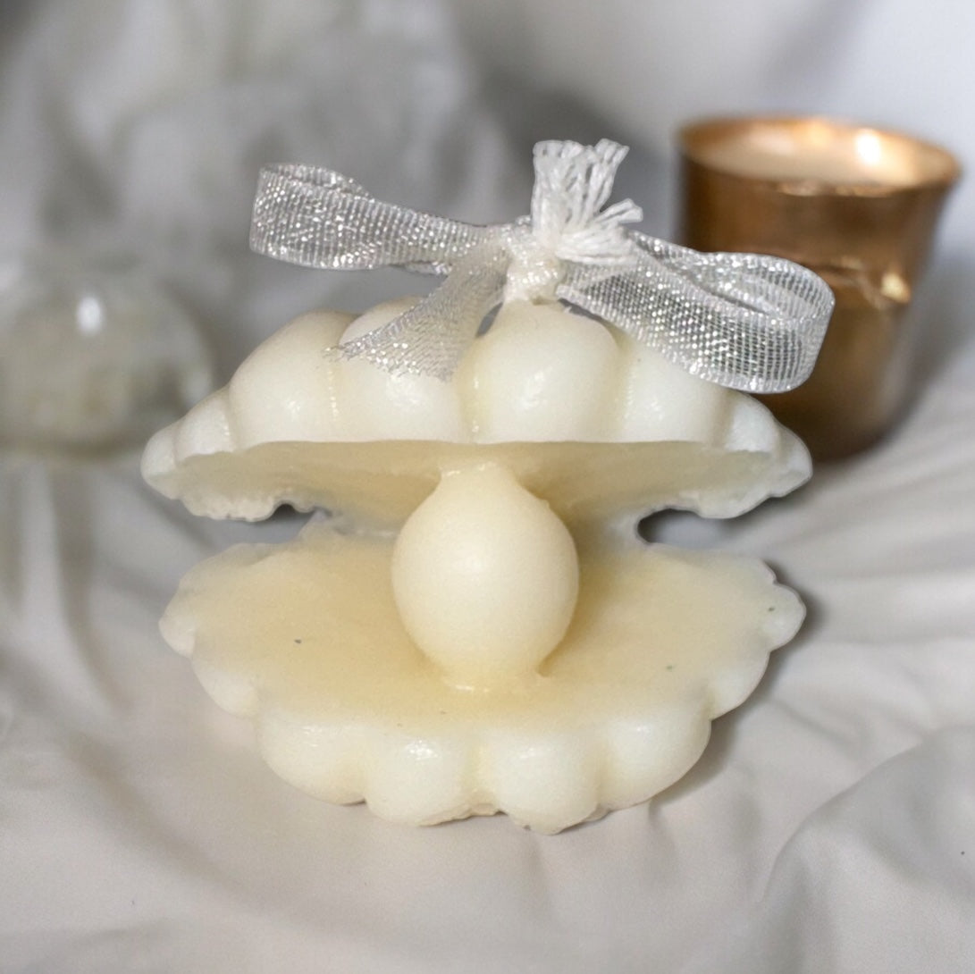 Bougie "Perle de coquillage"